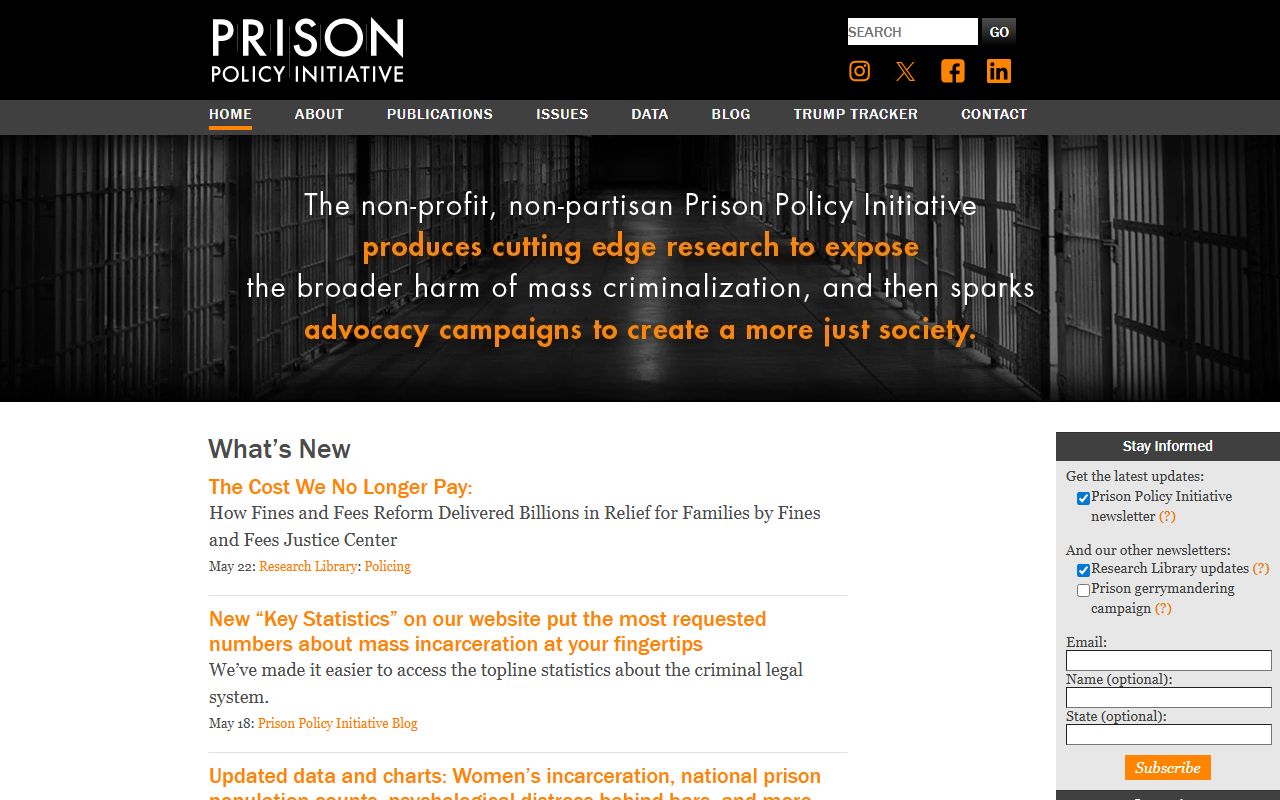 Prison Policy Initiative Washington data relevant to Pierce County traffic court criminal records